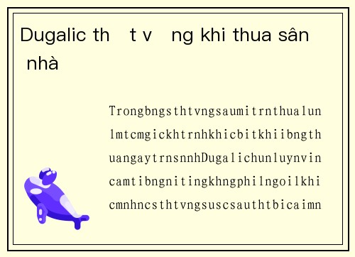Dugalic thất vọng khi thua sân nhà