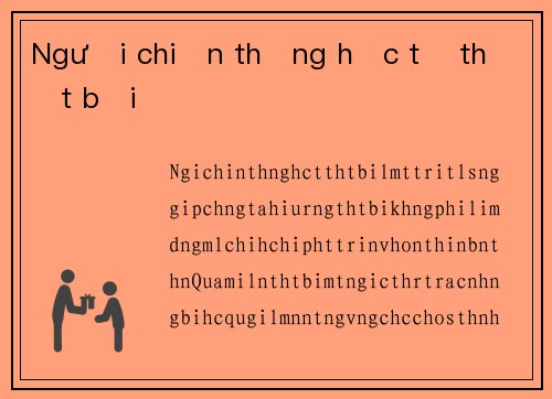 Người chiến thắng học từ thất bại