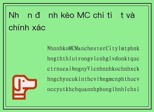 Nhận định kèo MC chi tiết và chính xác