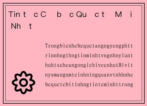 Tin tức Cờ bạc Quốc tế Mới Nhất