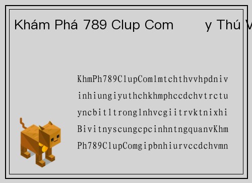 Khám Phá 789 Clup Com Đầy Thú Vị