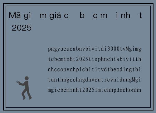 Mã giảm giá cờ bạc mới nhất 2025