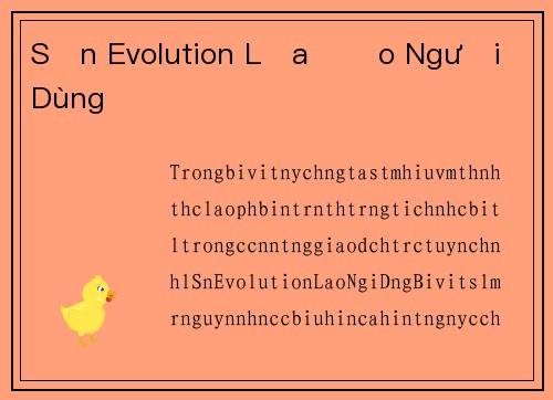 Sản Evolution Lừa Đảo Người Dùng