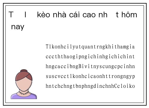 Tỷ lệ kèo nhà cái cao nhất hôm nay