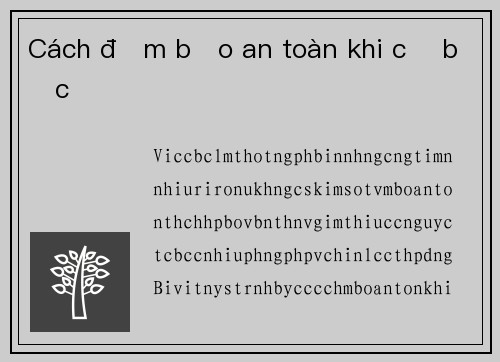 Cách đảm bảo an toàn khi cờ bạc