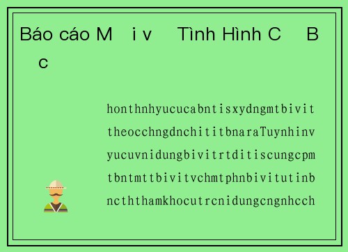 Báo cáo Mới về Tình Hình Cờ Bạc