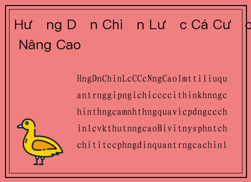 Hướng Dẫn Chiến Lược Cá Cược Nâng Cao