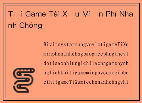 Tải Game Tài Xỉu Miễn Phí Nhanh Chóng