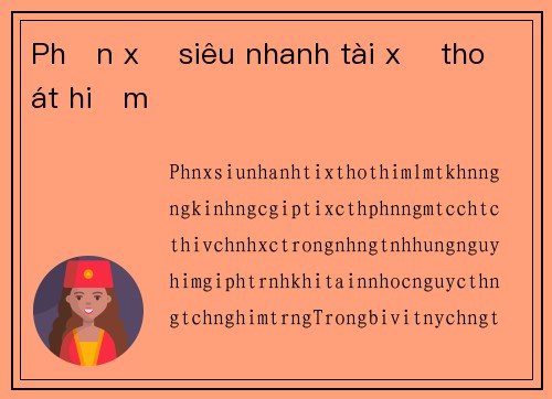 Phản xạ siêu nhanh tài xế thoát hiểm